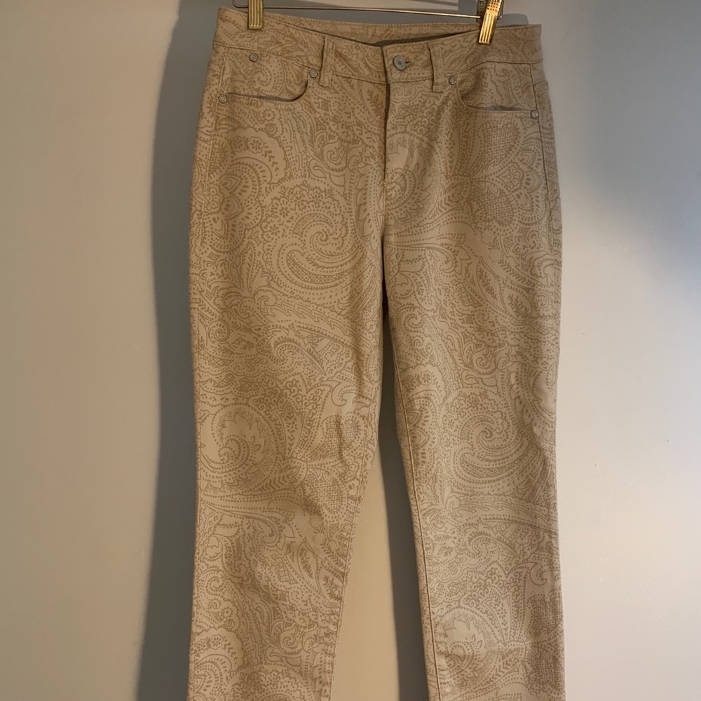 Tan colored Talbots jeans 8